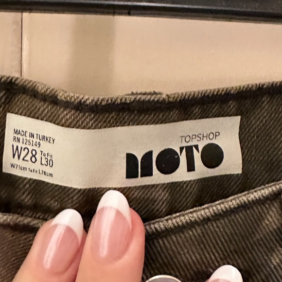 Topshop Moto Wide Leg Camp Jean - Picture 3 of 4